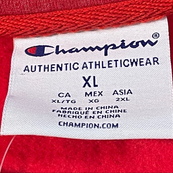 Champion Maryland Terrapins Fan 1/4 Zip Sweatshirt Size XL NWT - Picture 3 of 7